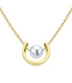 Pretty Pearly Silver Necklace SPE-3661